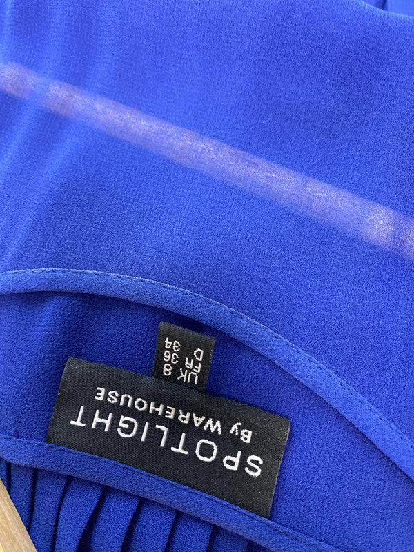 Fabulous Royal Blue Dress by Spotlight Warehouse Uk8 JA002