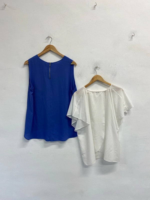 Stunning duo of floaty tops tu next backless UK 18-20 #2 YM001