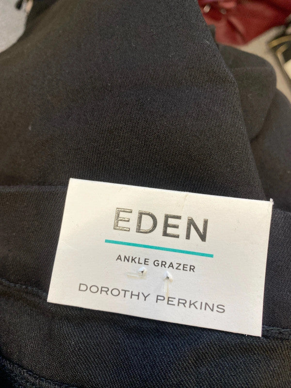 Lovely eden Dorothy black ankle grazers UK 8 AO001