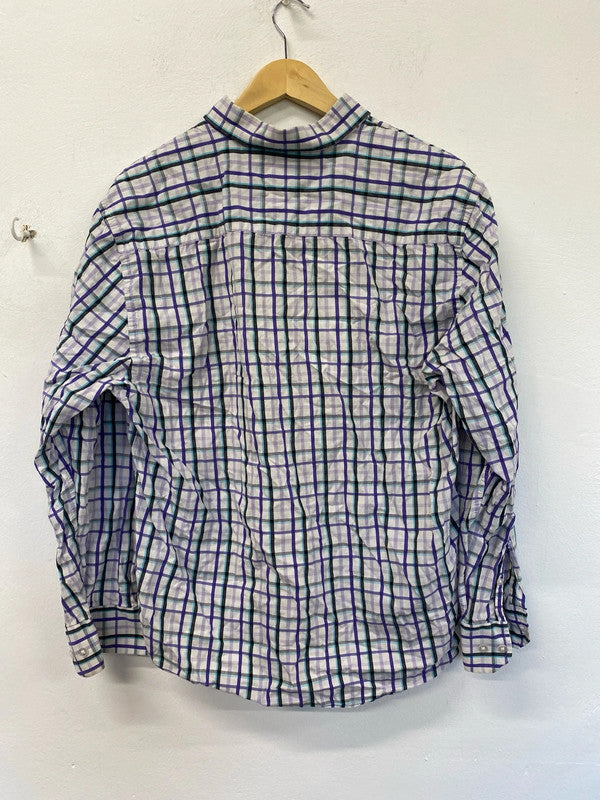 Fabulous Easy check button up shirt size L KD001
