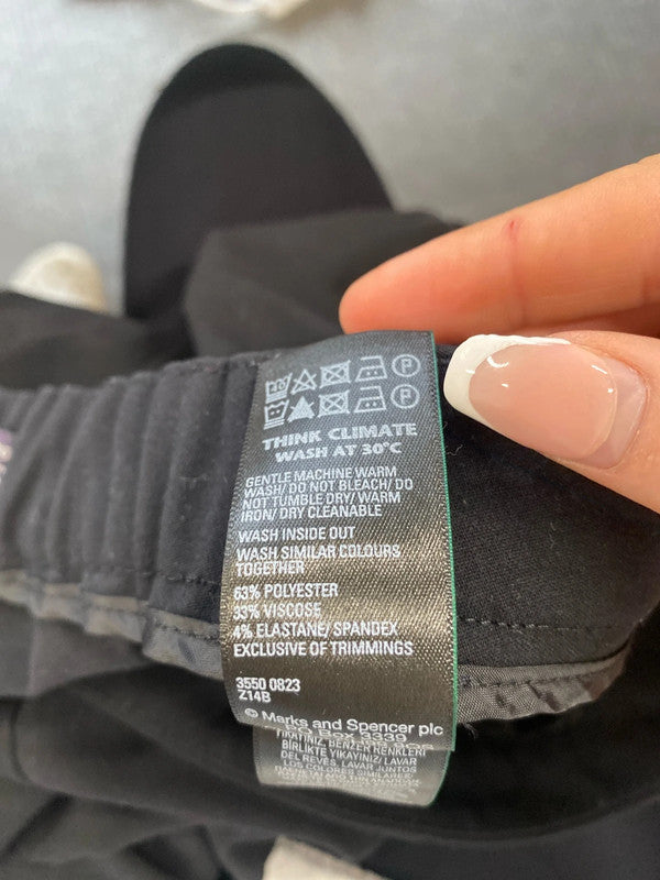 Fabulous M&S black trousers uk 20r KN002
