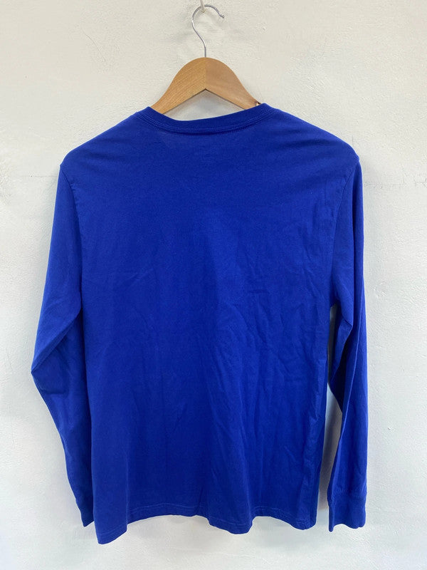 Classic v-neck blue Long sleeve Ralph Lauren tee XL SD001