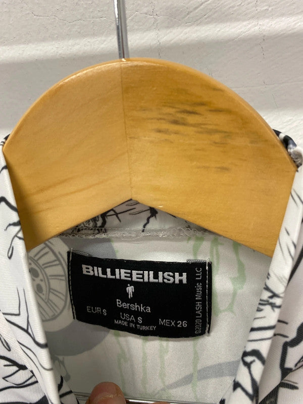 Fabulous Bershka BillieEilish cropped top UkS JS004