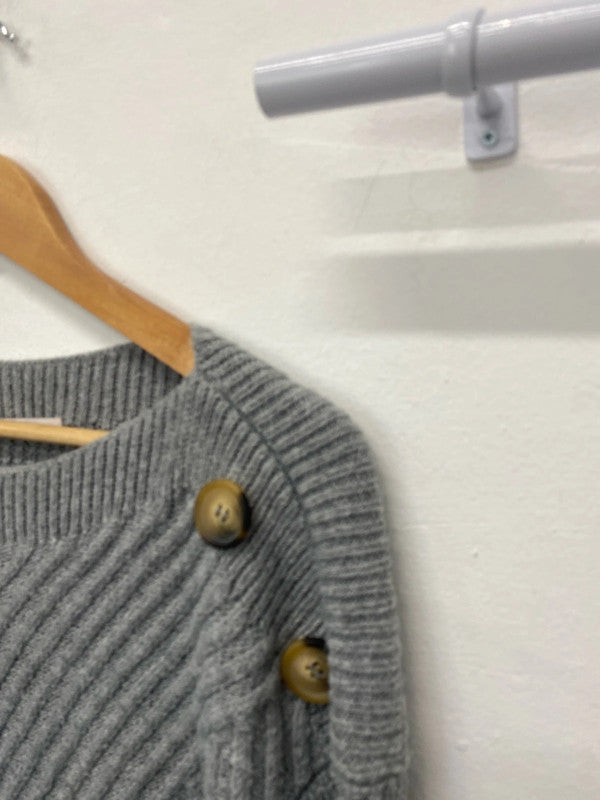 Fabulous Knit grey dress UK8 jumper dress JM008