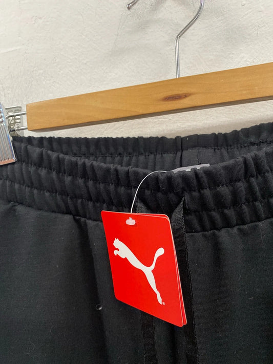 Classic Puma black taper leg joggers S SR006