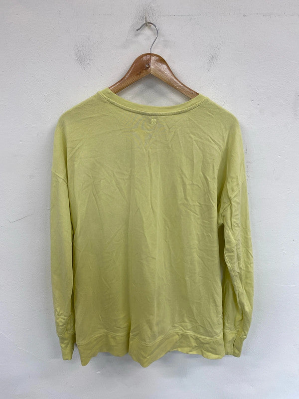 Sweaty Betty Fabulous Yellow Oversize Sweatshirt Size M NN001