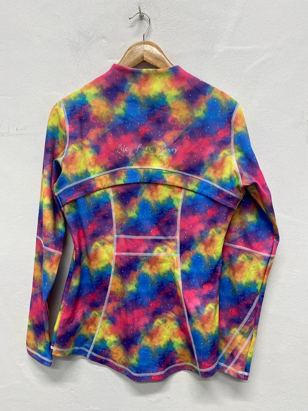 Fabulous Lucy Locket Loves activewear space neon jacket UkS 10/12 MA003