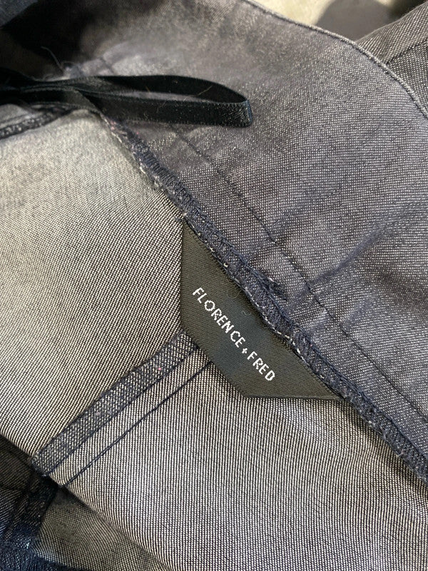 Lovely duo of cropped trousers navy grey yes yes Florence + Fred uk 10 crop SW001 #16