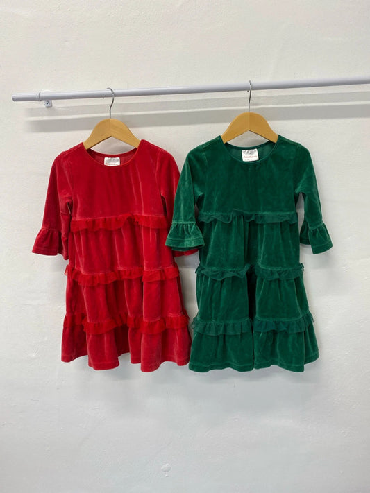 Fabulous duo of Hannah Andersson girls dress age 3-4 100cm #7 EL001