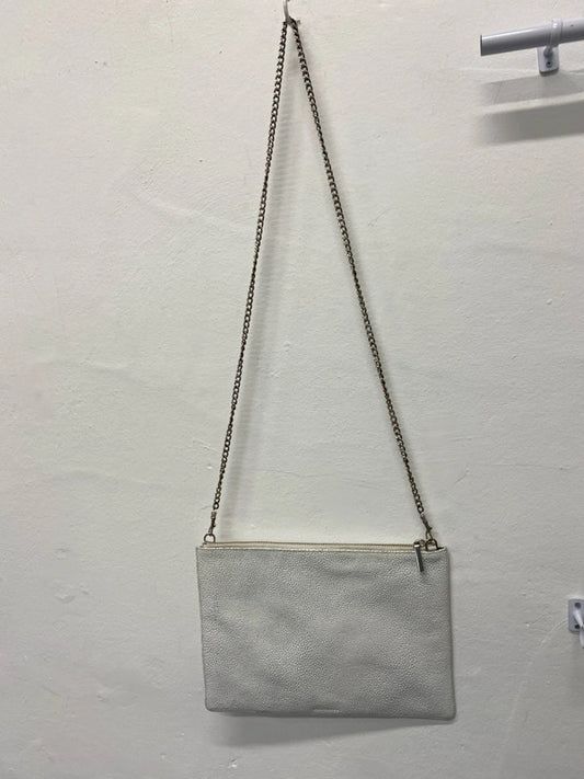 Fab white faux snakeskin clutch bag evening bag KM004