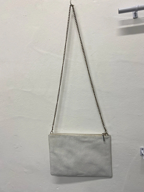 Fab white faux snakeskin clutch bag evening bag KM004