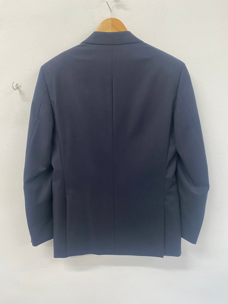 Classic Faconnable navy blazer pure wool 3 button HR003