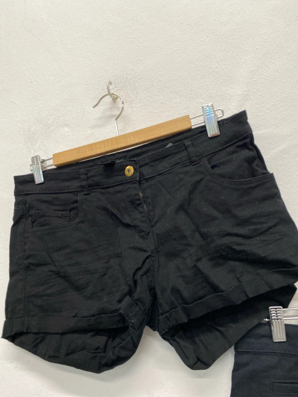 Fabulous duo of H&M shorts & Skirt summer essentials Uk12 #2 JM004