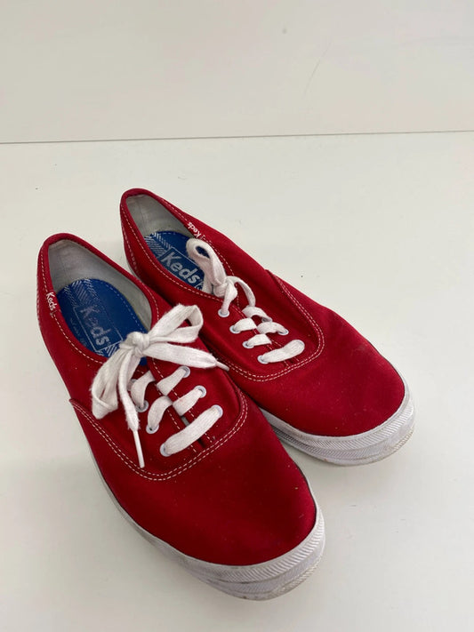 Fab Cherry Red Classic Keds Uk7.5 trainers JH001