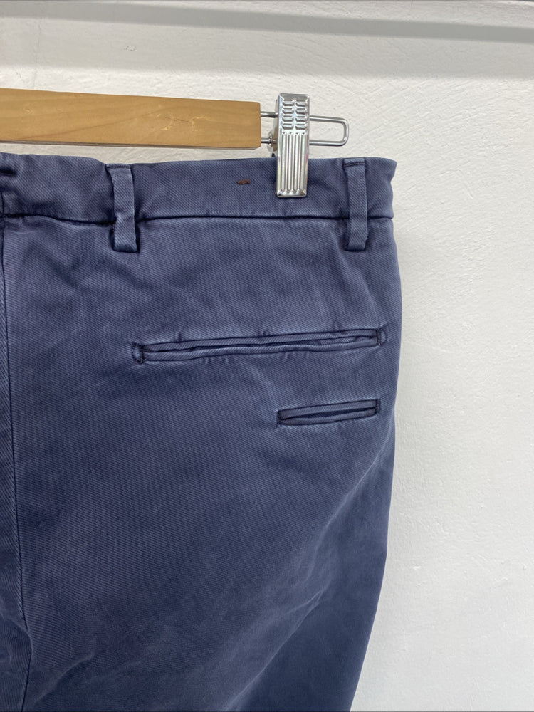 Briglia 1949 Slim Fit Blue Pants In Size 32/46 Made In Italy AG006