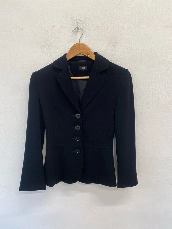 Fabulous Hobbs black blazer formal occasion RG99