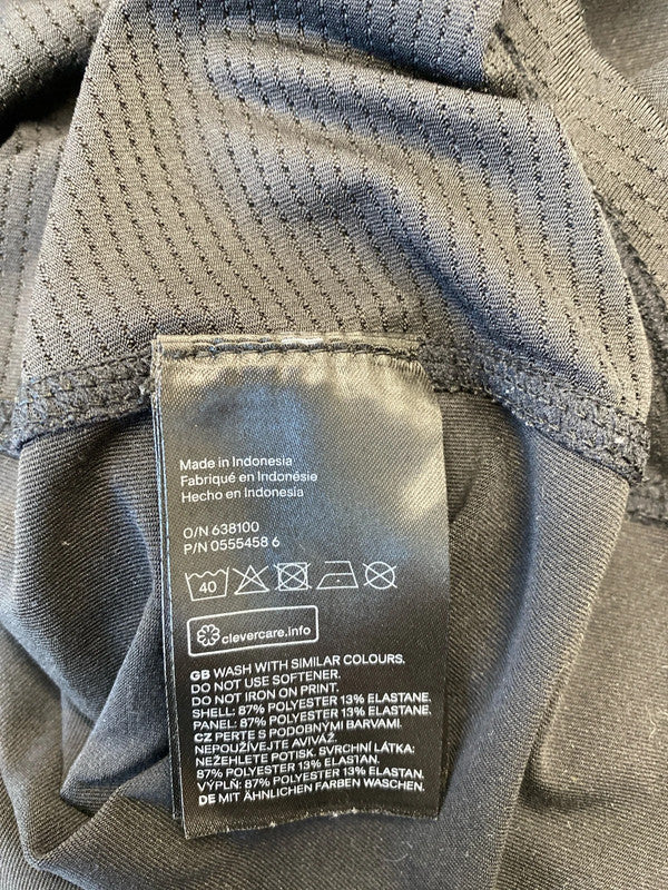 H&M sport black activewear top UkS LH002