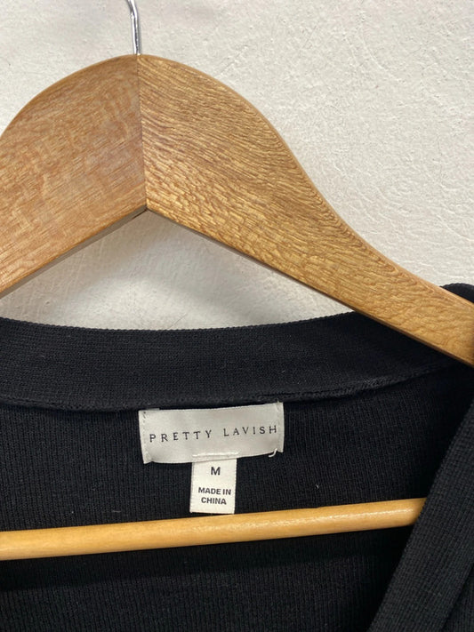 Gorgeous pretty lavish black cardigan UK M HDR01