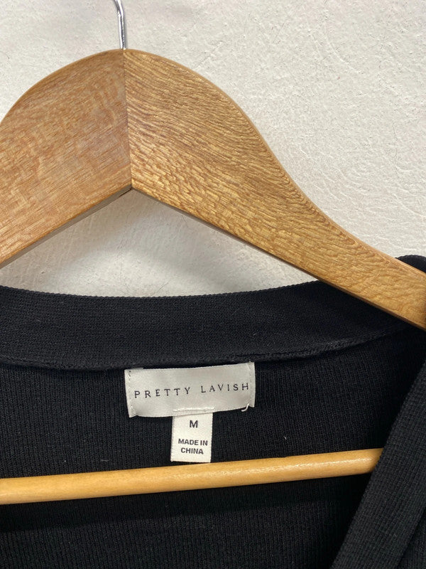 Gorgeous pretty lavish black cardigan UK M HDR01