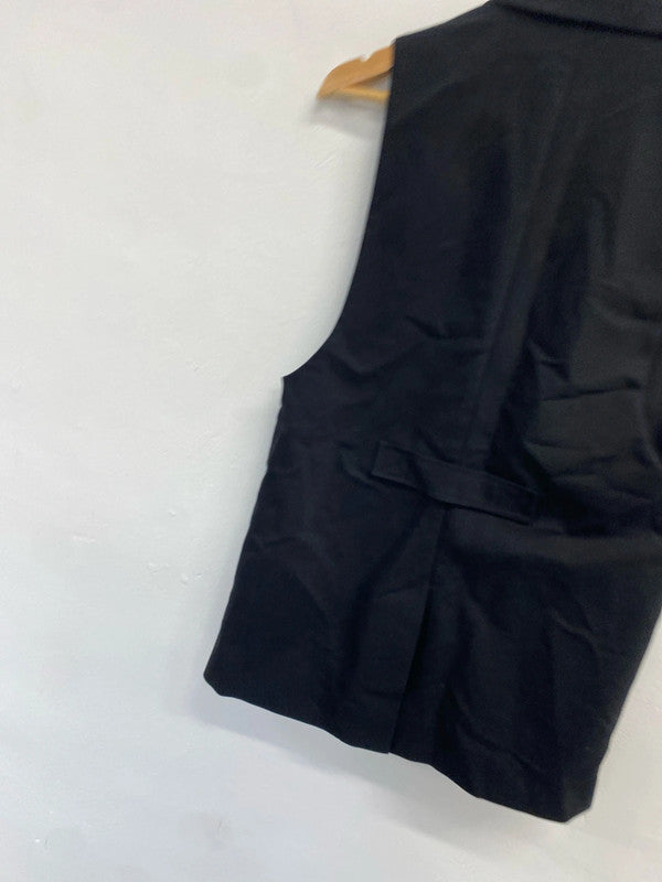 Stunning river island longline gilet blazer waistcoat UK S KM004