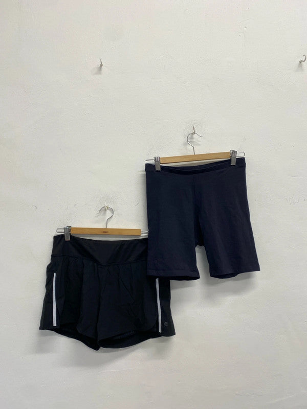 Lovely duo of activewear shorts champion Primark UK S/M HA001