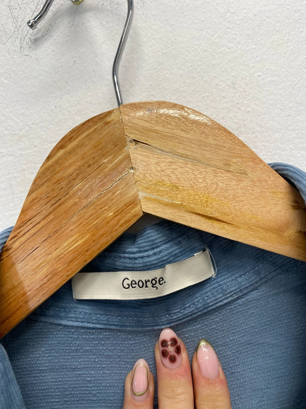 Lovely duo of blue shirts falmer George UK 14 KW002 #12