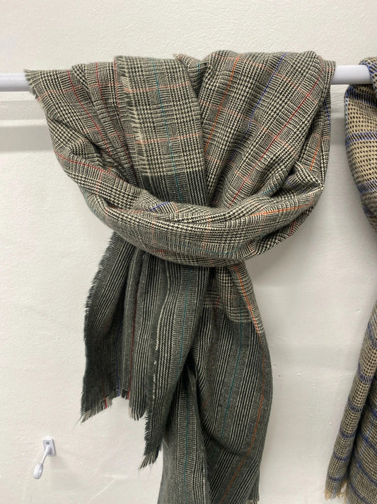 Huge check scarves Prince of Wales cosy classic LC