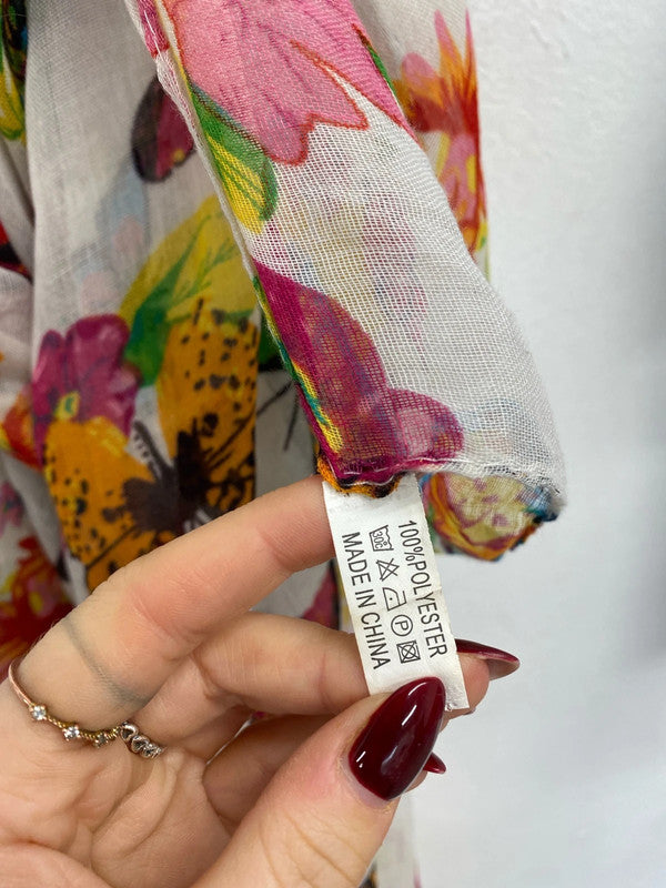 Lovely scarve trio bundle floral pattern lightweight oasis UK one size #117 LK006