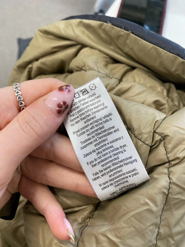 Lovely antoni & Alison midi puffer jacket navy UK S MW001