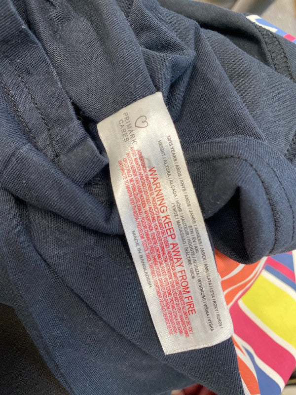 Fabulous boys printed streetwear black t shirt UK age 12-13yr AT001