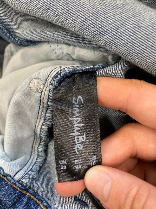 Fabulous woman’s duo uk 20 denim trousers SimplyBe YesYes #61 NC001