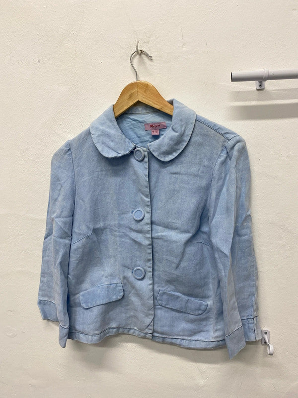 Fabulous Monsoon French Peter Pan linen blazer Uk12 Y2K MM005