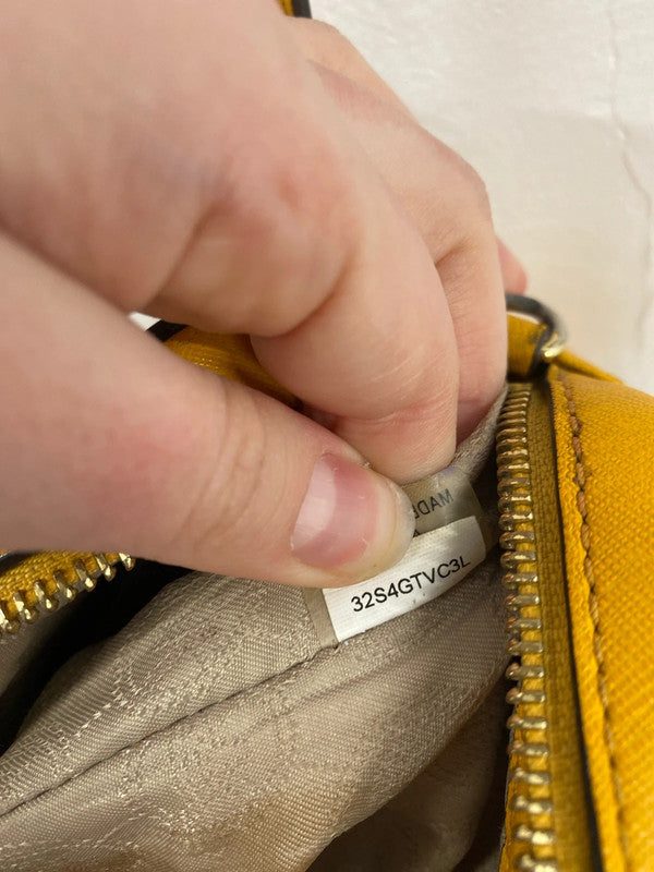 Michael Kors Fabulous Mustard Yellow Handbag DF002