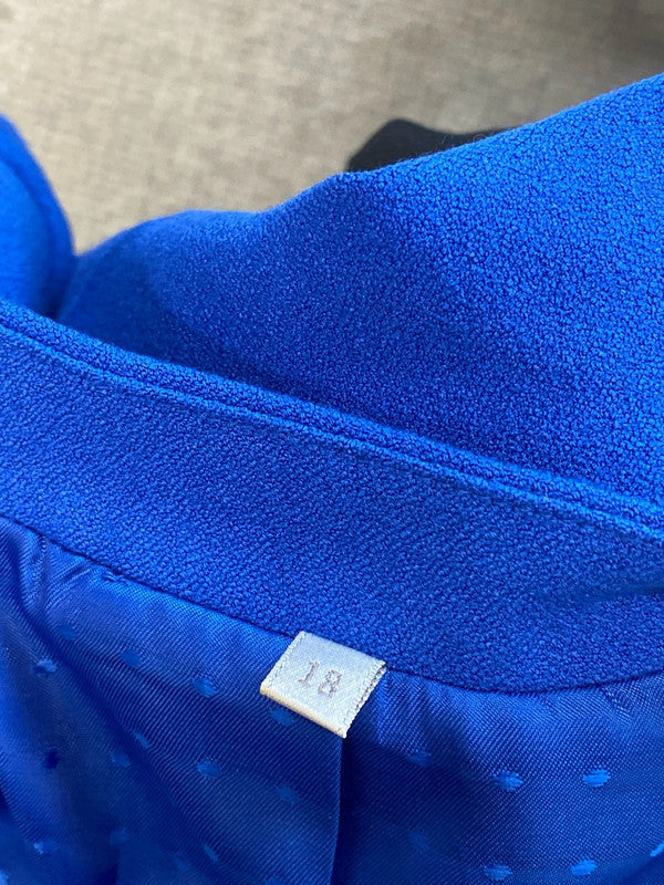 Lovely Edinburgh woolen mill cerulean blazer UK 18 IZ001