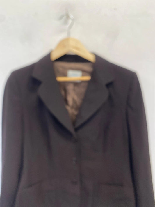 Stunning oasis brown blazer UK 16 MW001