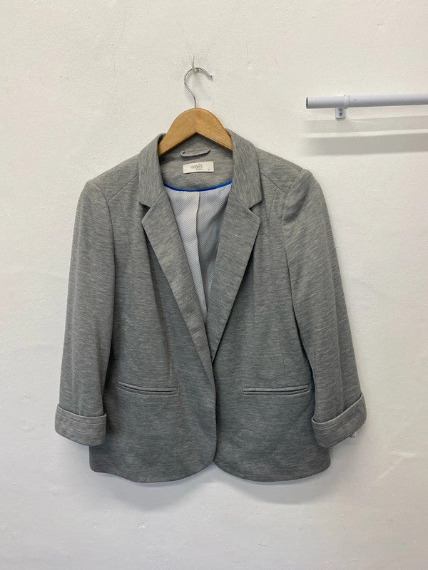 Fabulous Wallis Grey Marl blazer Uk14 work or play AO001