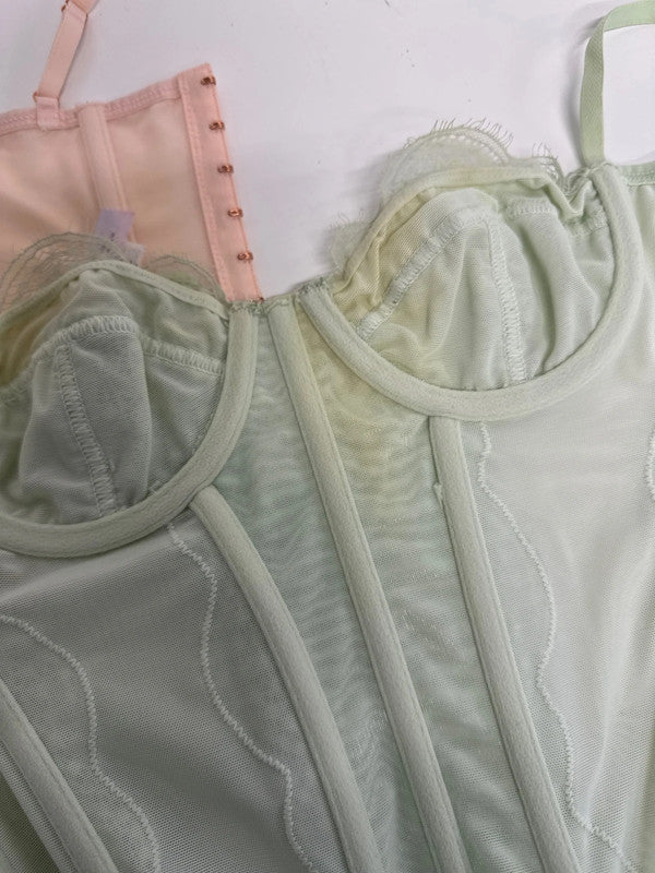 Fabulous duo of Urban outfitters Basque corsets SD002