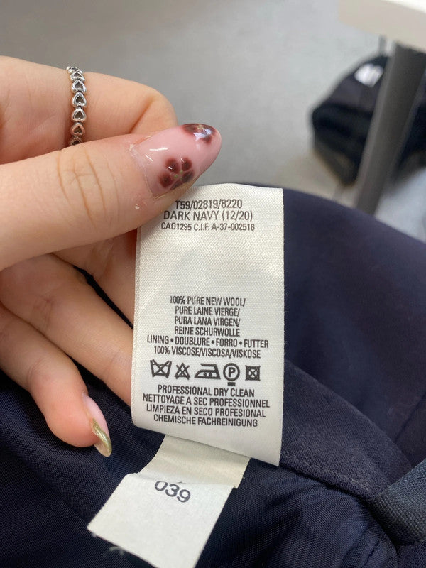 Stunning m&s navy office midi skirt UK 12 MM005