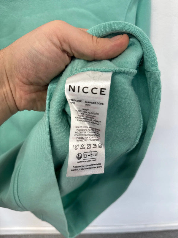 Bold Nicce turquoise hoodie 13-14y youth NC001
