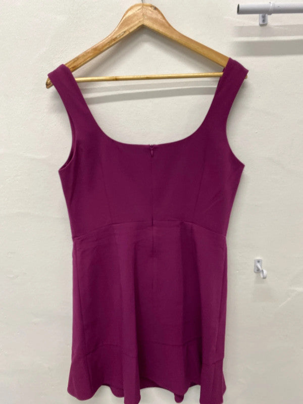 Fabulous plum purple Uk14 mini dress fun & flirty LB005