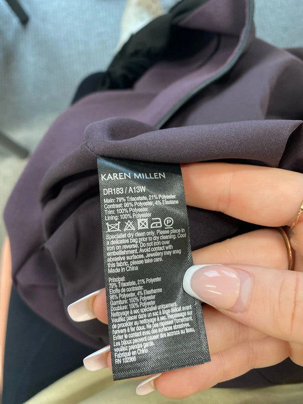Stunning Karen Millen knee length dress uk 14 AW002