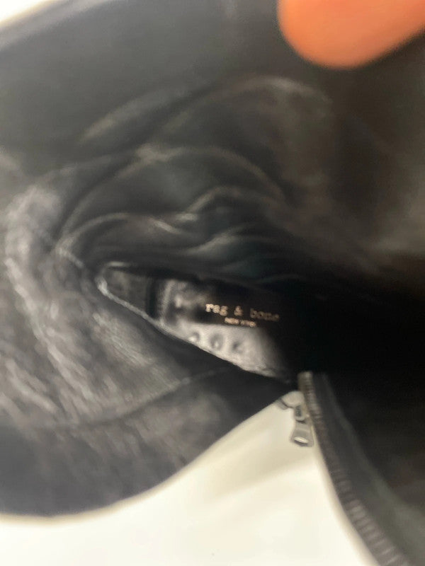 Amazing Rare Rag & Bone Fei classic black ankle boots UK3.5 SS002