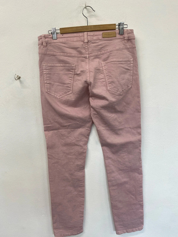 Gorgeous blush pink slim jeans 16 H&M KM003