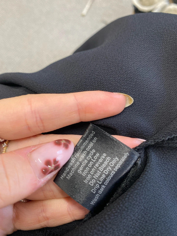 Lobely malissa j collection black midi smock dress UK 20 IM001