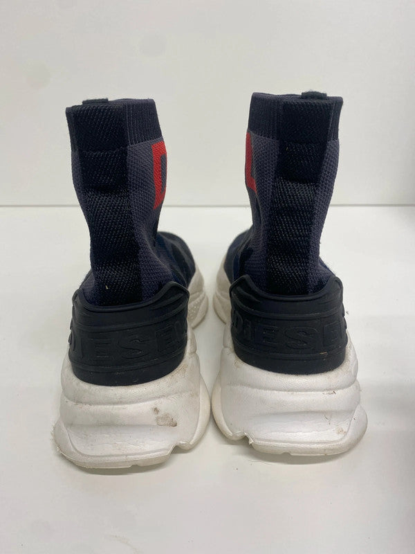 Fabulous Diesel Boys Sock trainer Boot grey & Red Uk1 Eur33 JP001