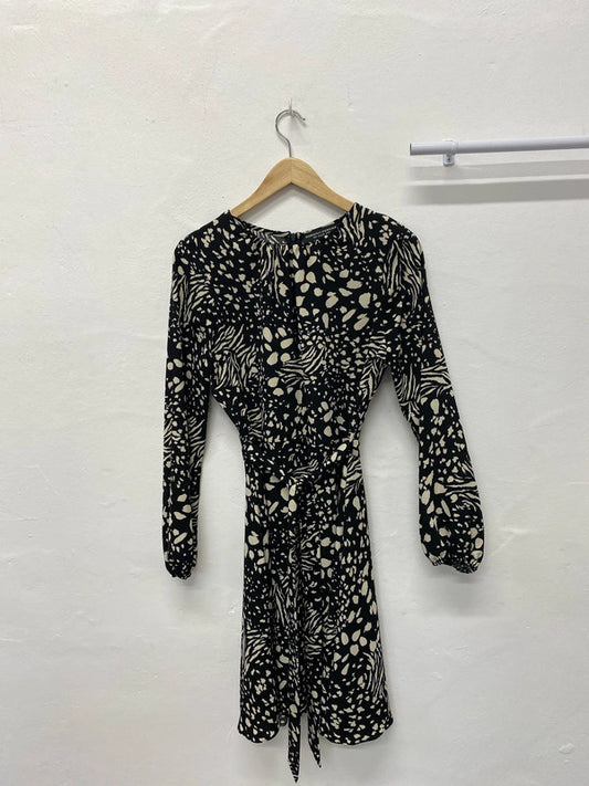 Fabulous Dorothy Perkins animal splodge dress smart casual Uk10 AG006