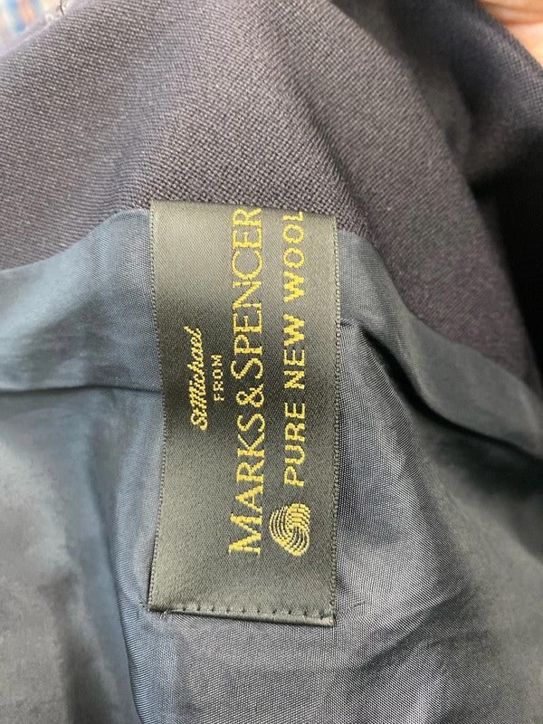 Fabulous Classic 1990’s Navy longline blazer Uk12 MM005