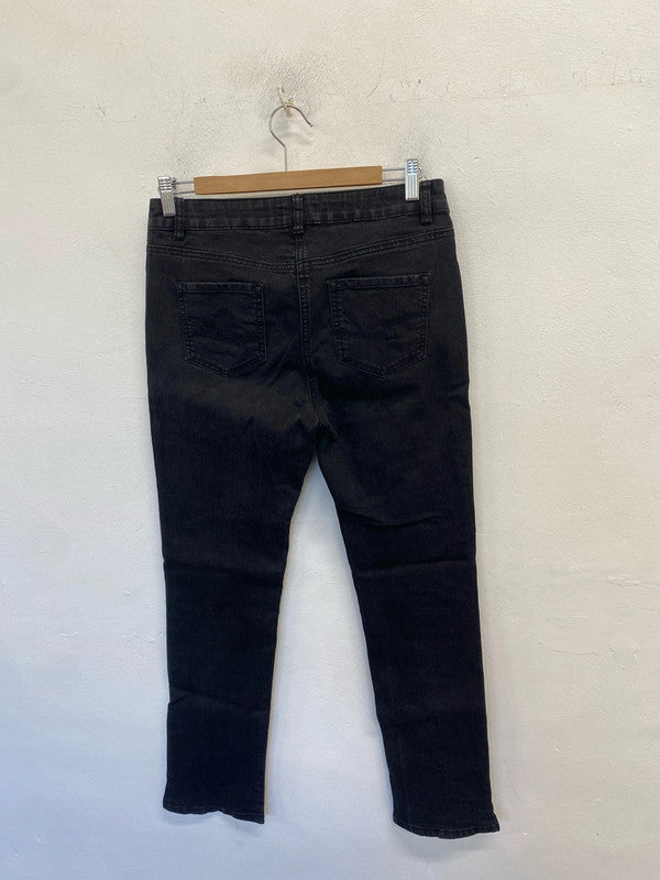 Lovely tu casual black jeans UK 10 r SW001