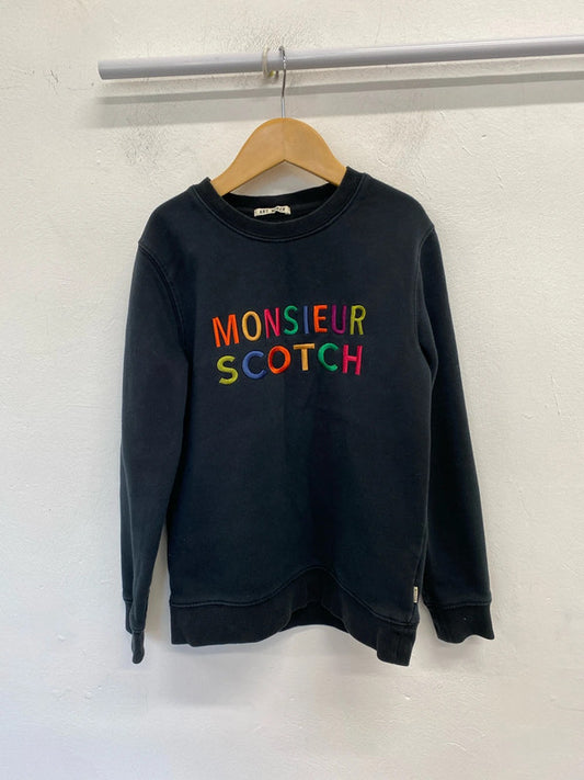 Fabulous Scotch & Soda black sweatshirt Age 10 Art maker JP001