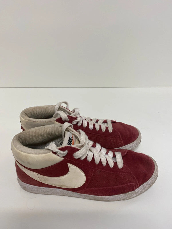 Fab Nike Blazer high top in Varsity red UK6.5 classics KD001